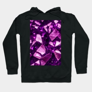 Jewel Pattern - Violet Amethyst, for a bit of luxury in your life! #11 Hoodie